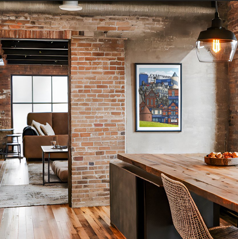 Goodison Park - Match Day Print - Forever Everton