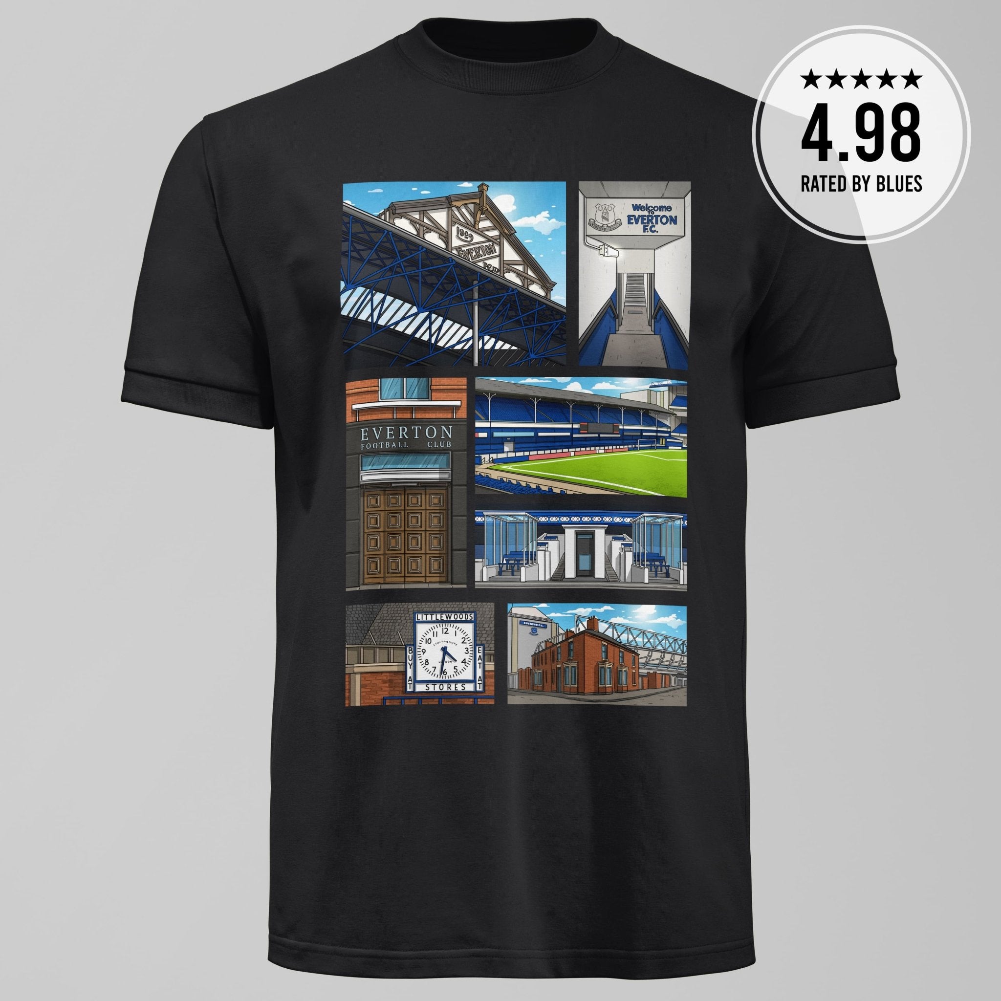 Goodison Park Memory Lane T-Shirt - Forever Everton