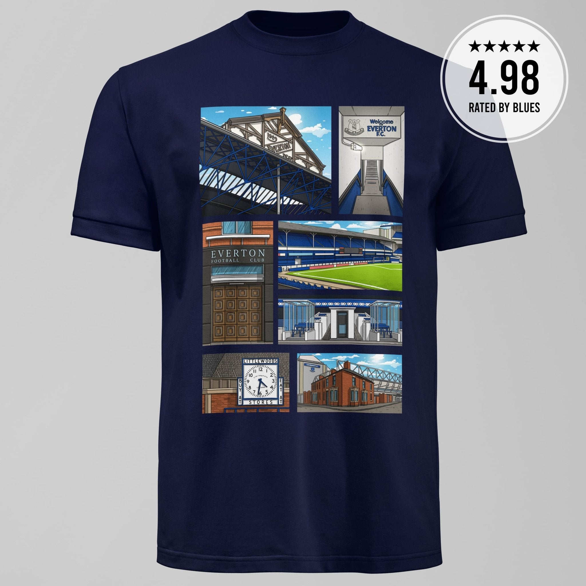 Goodison Park Memory Lane T-Shirt - Forever Everton