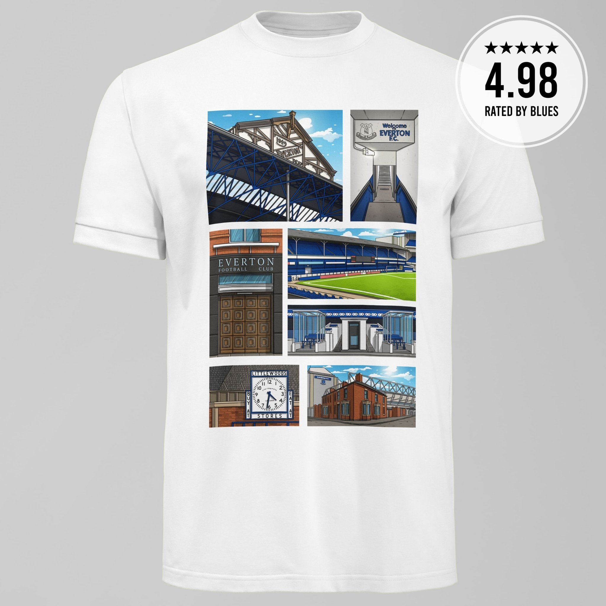 Goodison Park Memory Lane T-Shirt - Forever Everton