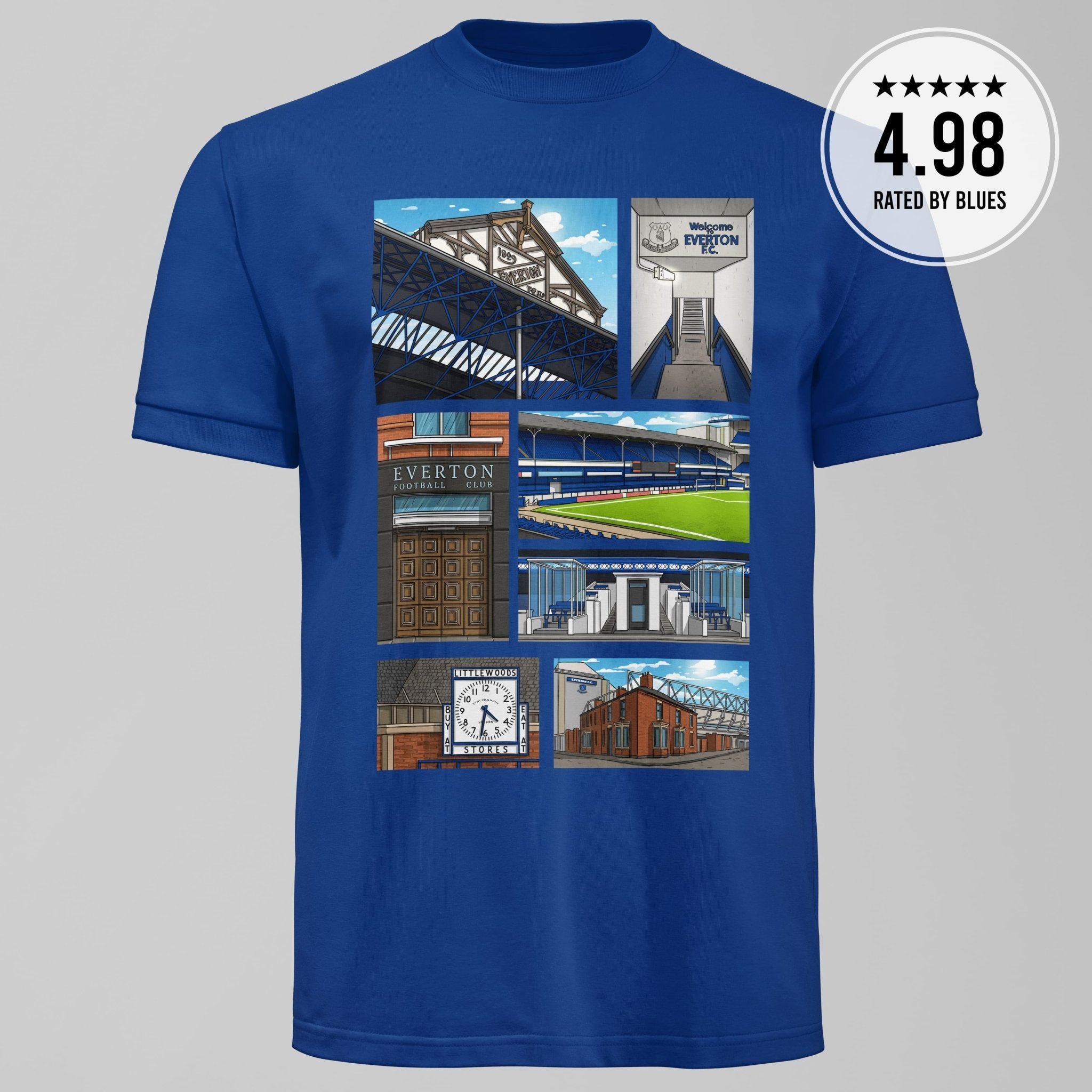 Goodison Park Memory Lane T-Shirt - Forever Everton