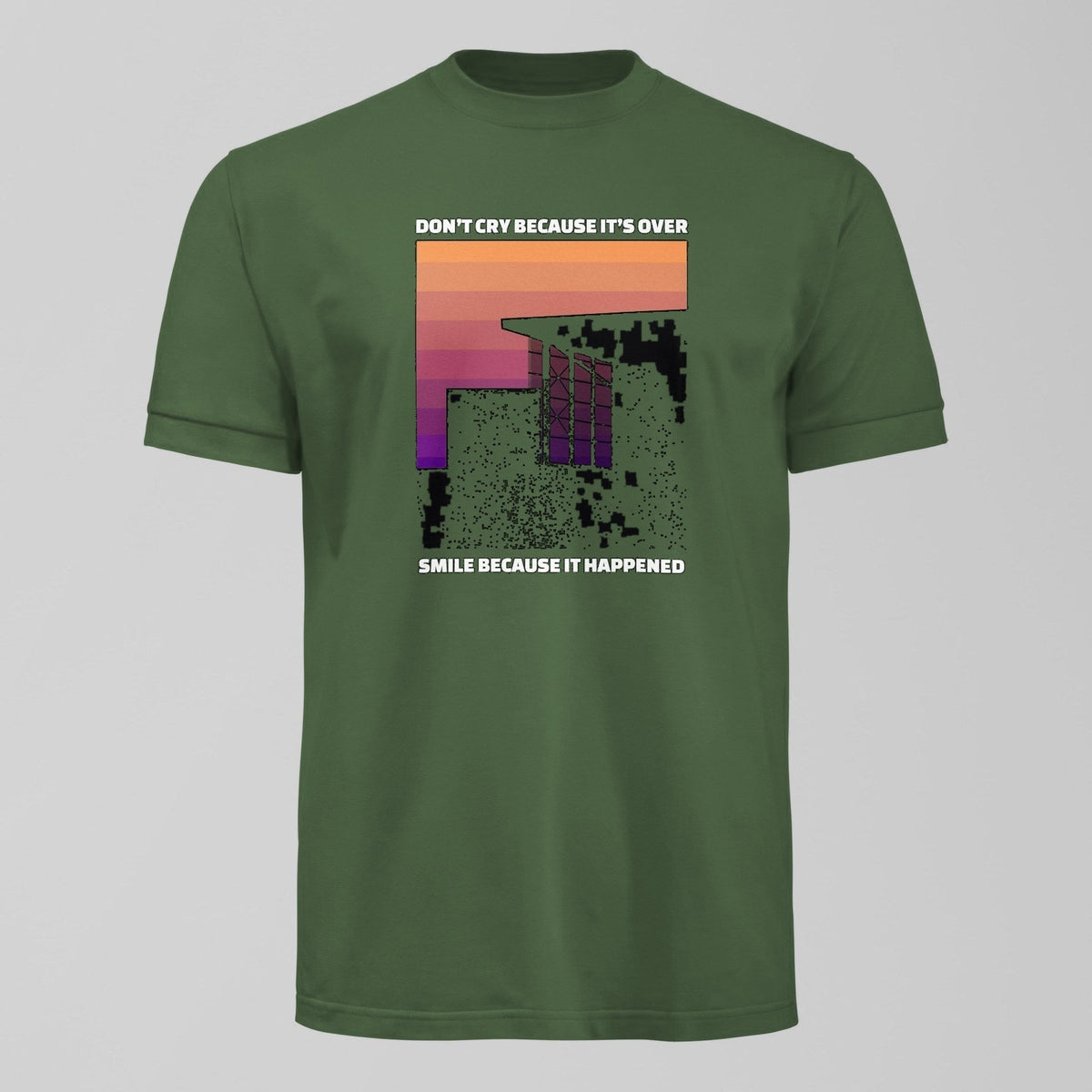 Goodison Park Smile Because It Happened T-Shirt in Green by Forever Everton