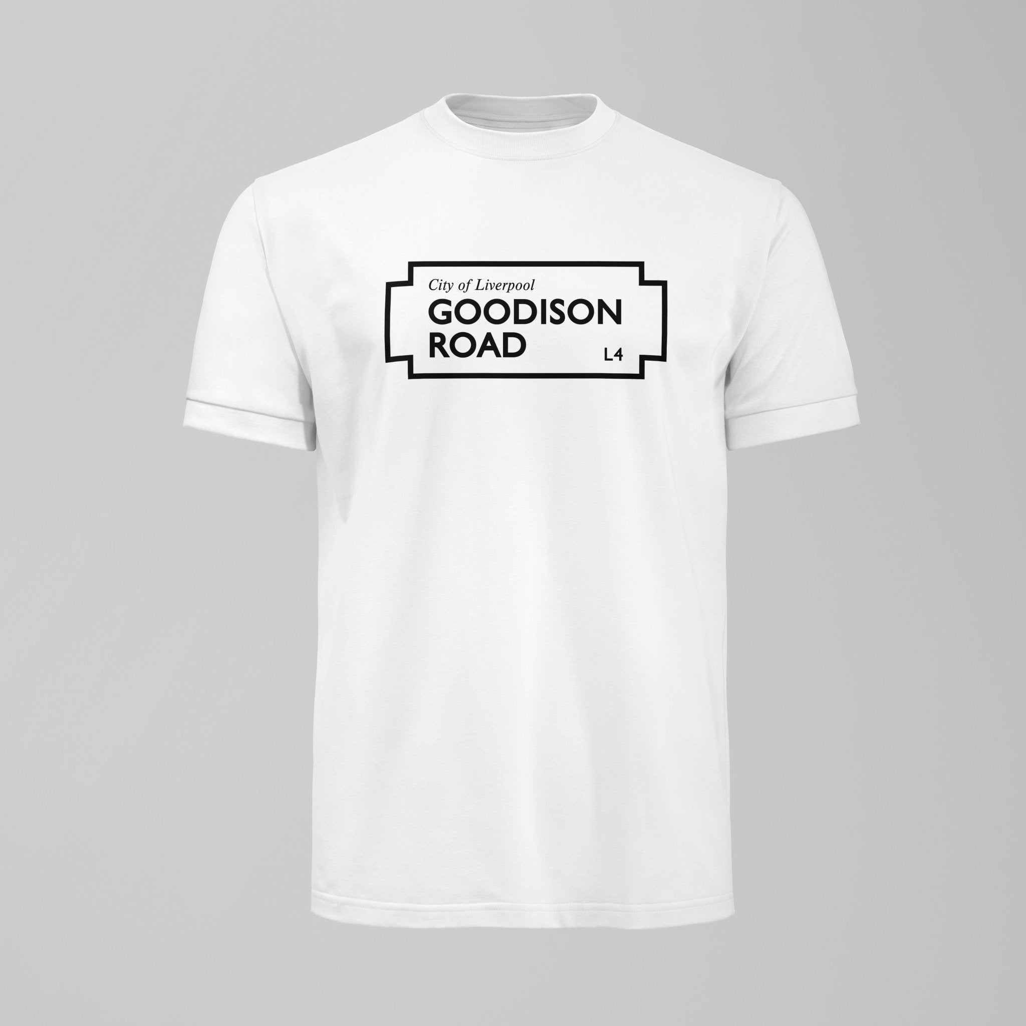 Goodison Road Street Sign - Everton Tshirt - Forever Everton