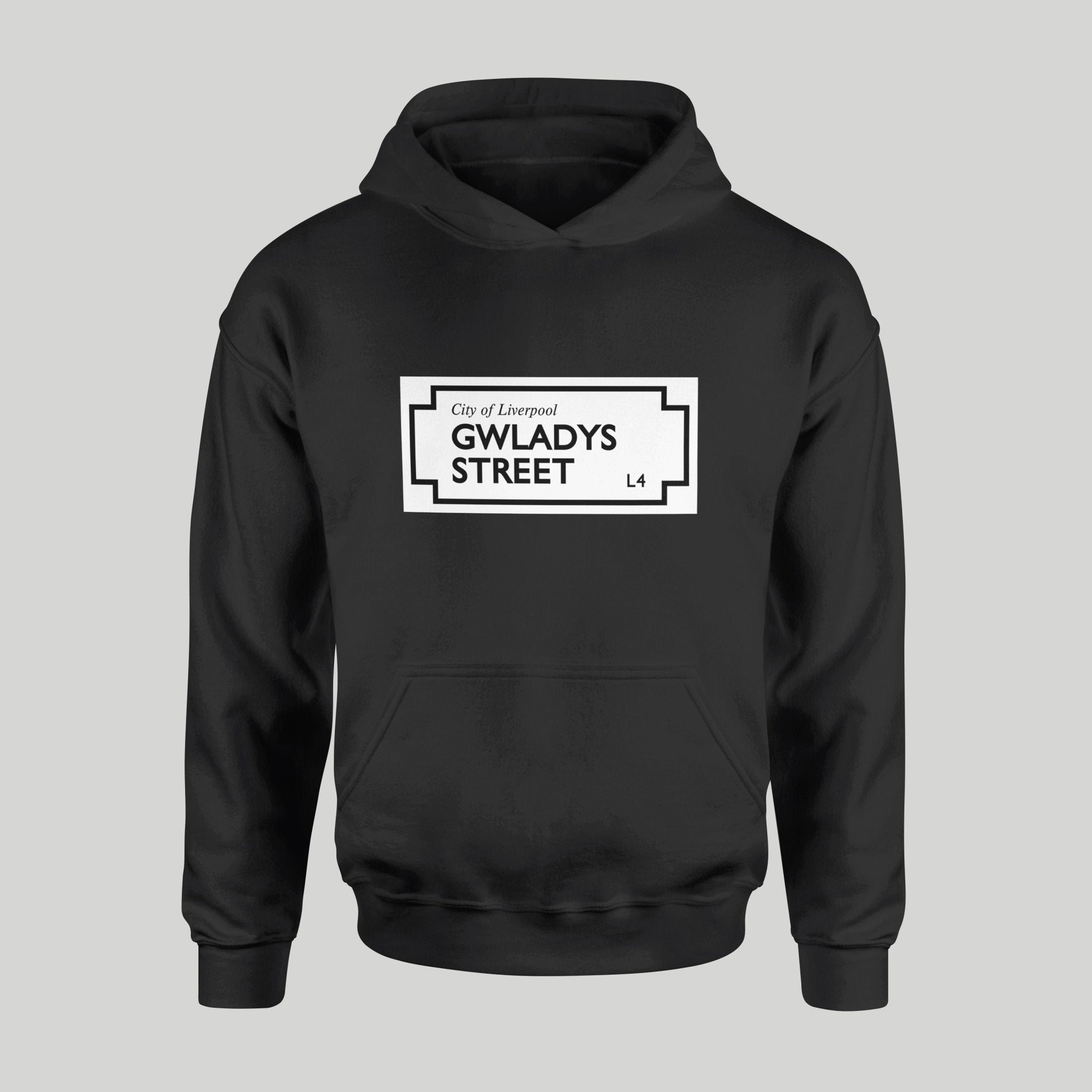 Gwladys Street Sign - Everton Hoodie - Forever Everton