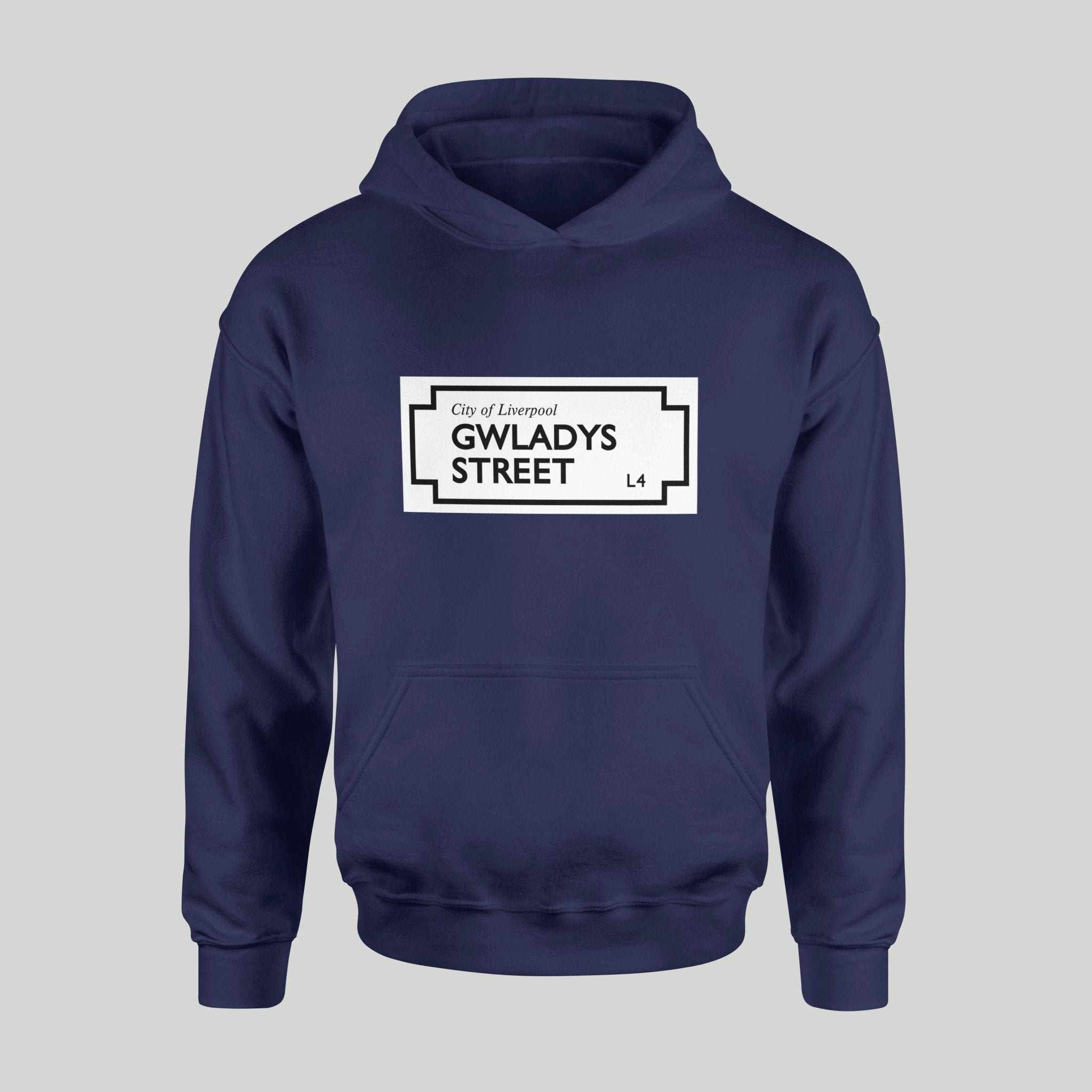 Gwladys Street Sign - Everton Hoodie - Forever Everton