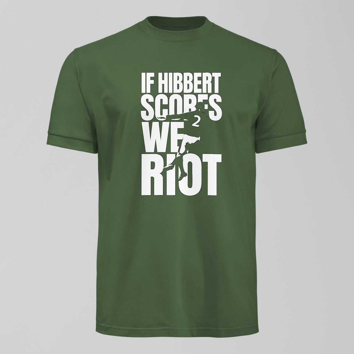 Hibbert Riot T-Shirt in Green by Forever Everton