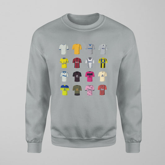 History of Everton Away Shirts Jumper - Forever Everton