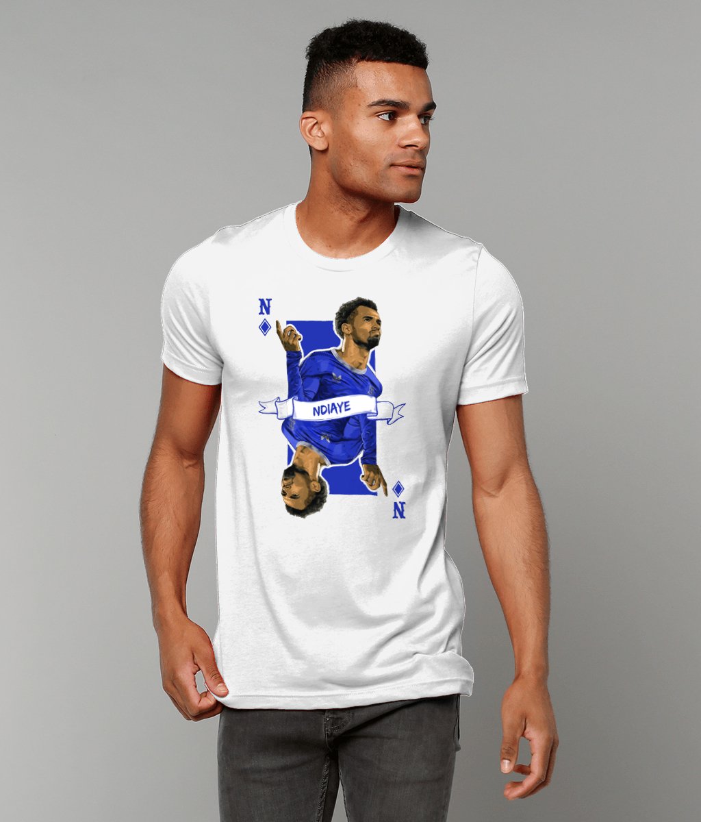 Iliman NDiaye - Everton Playing Card Tshirt - Forever Everton