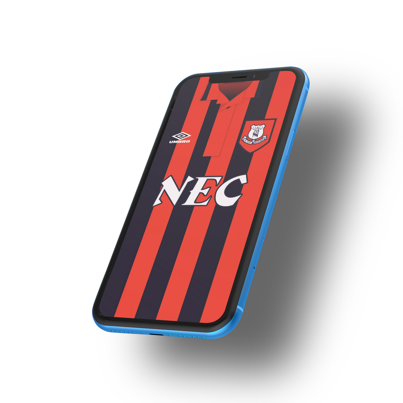 Everton Smartphone Wallpaper - 94/95 Away Shirt - Forever Everton