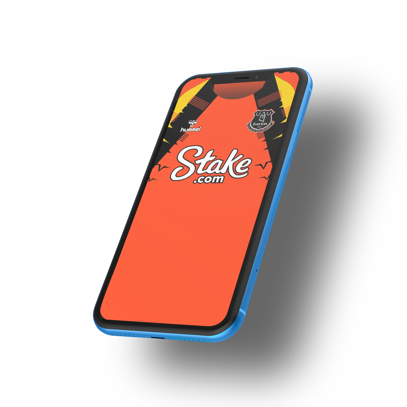 Everton Smartphone Wallpaper - 22/23 Third GK Shirt - Forever Everton