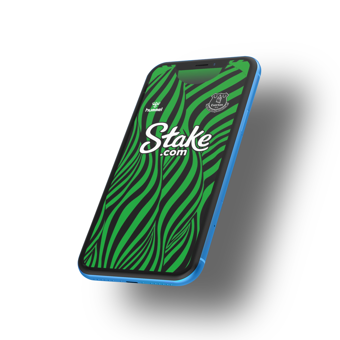 Everton Smartphone Wallpaper - 22/23 Home GK Shirt - Forever Everton