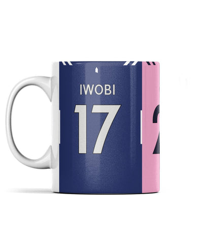 Iwobi, Gueye and Onana Mug - The Midfield 3 - Forever Everton