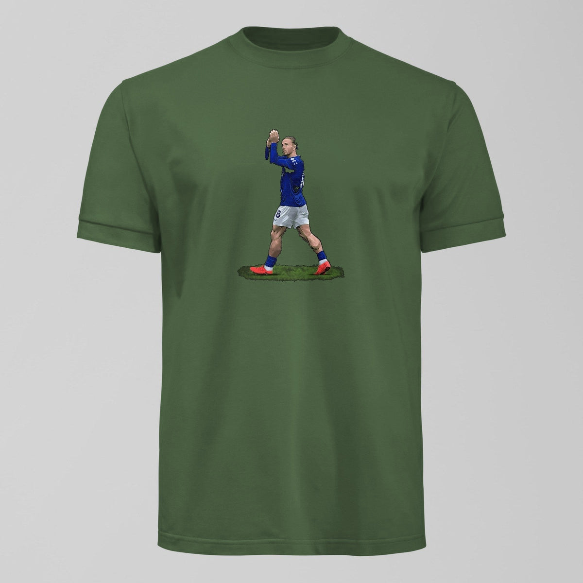 Jack Grealish Everton Graphic T-Shirt in Green by Forever Everton