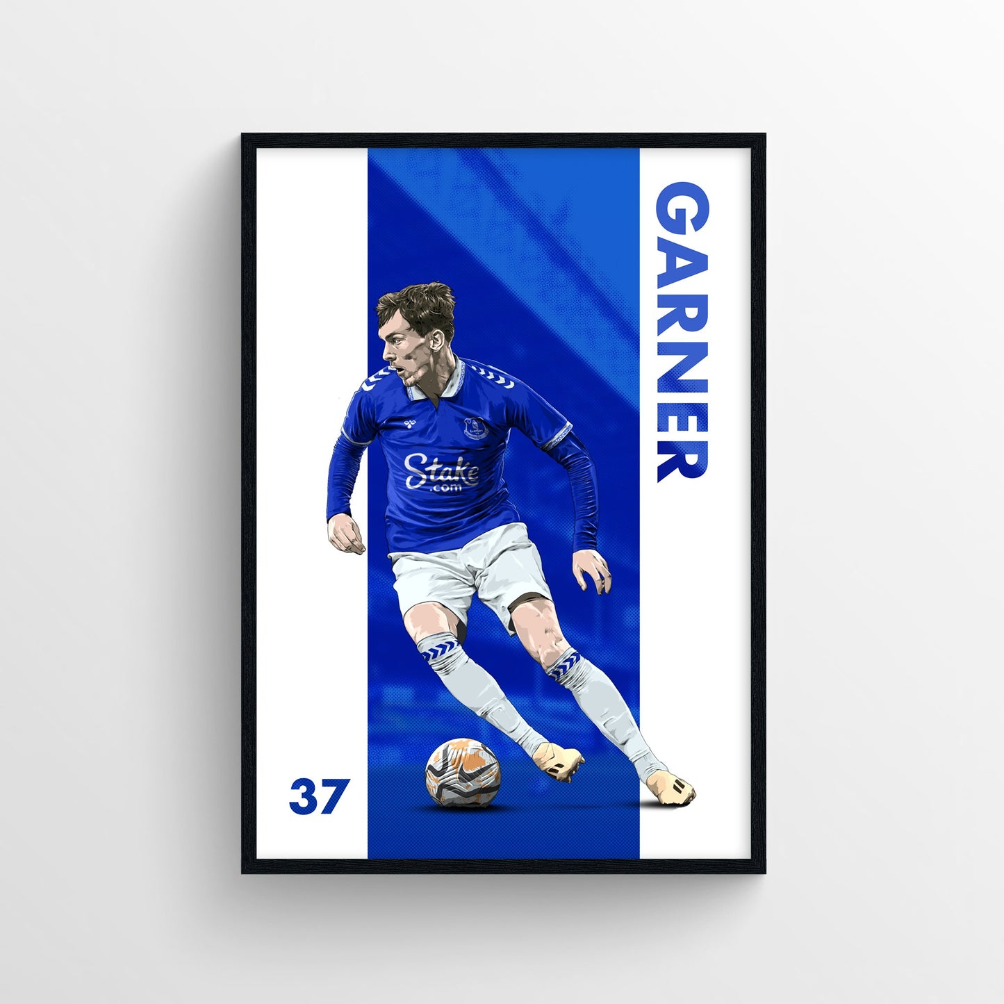 James Garner Everton Everton Print - Midfield Wizard - Forever Everton