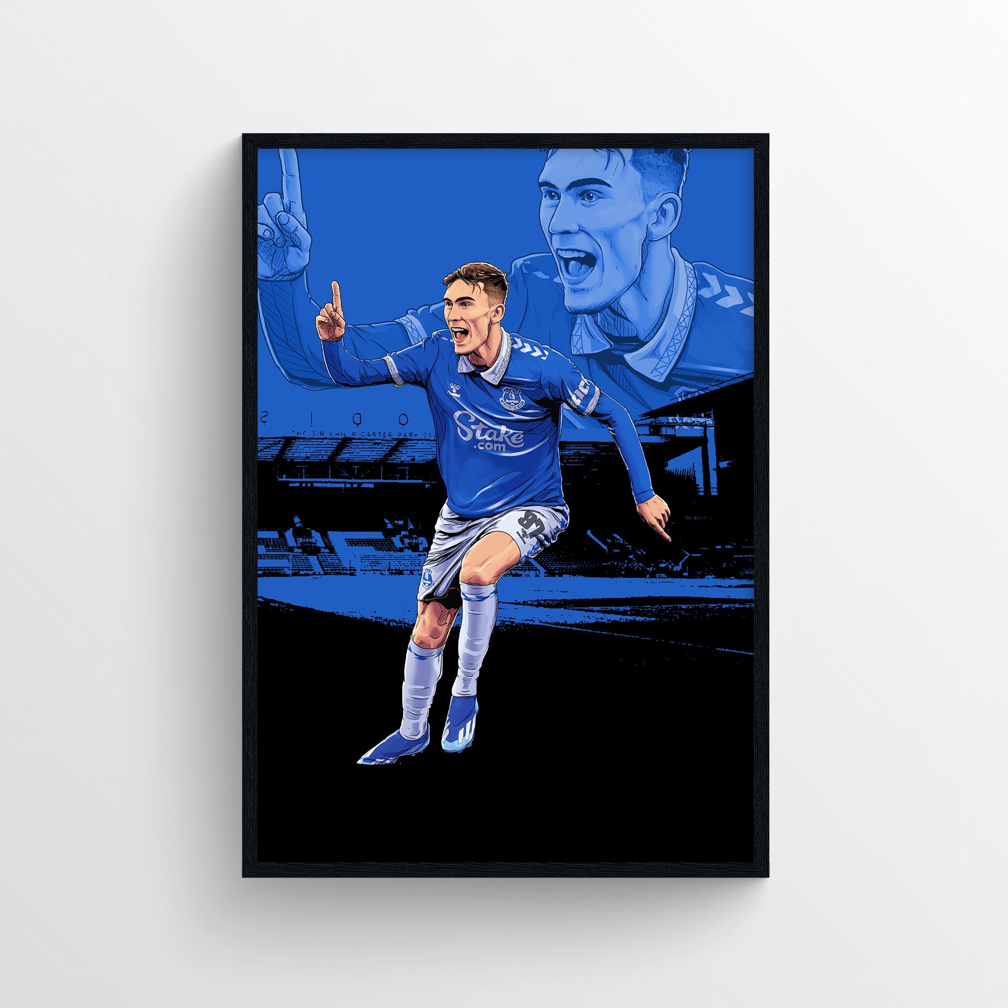 James Garner Everton Print - 23/24 Season - Forever Everton