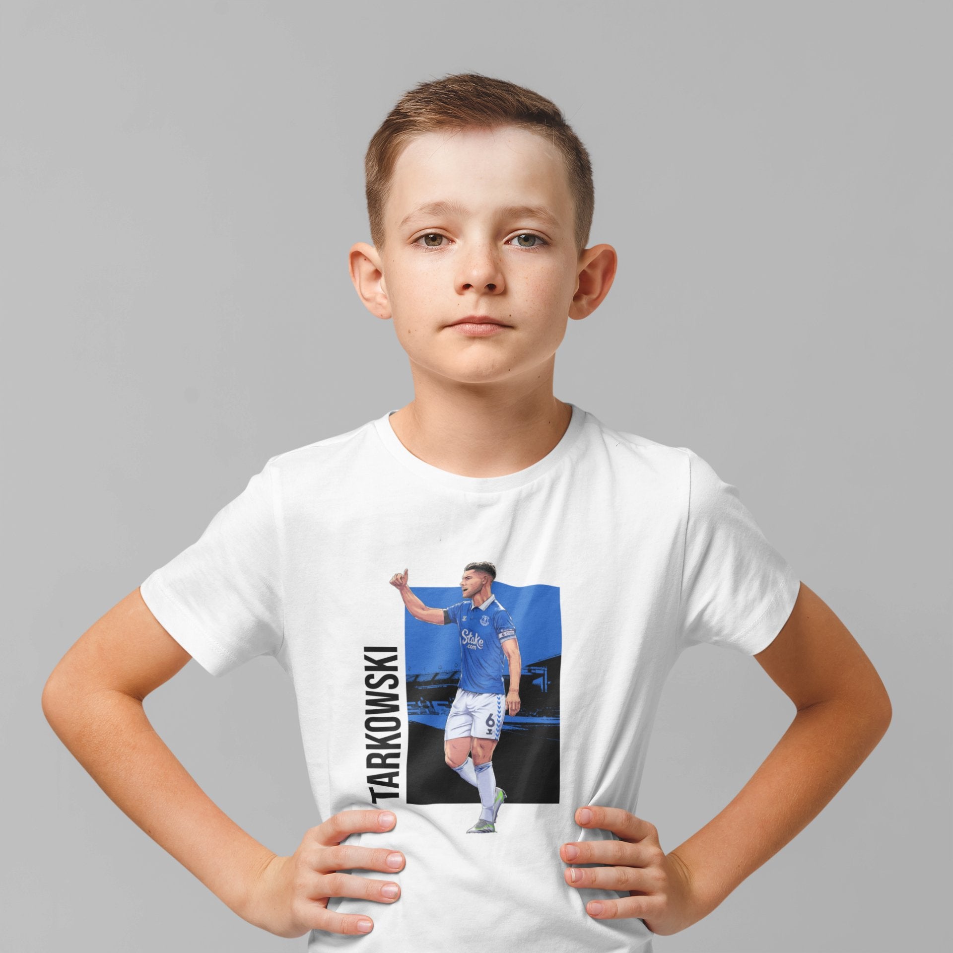 James Tarkowski Everton Kids Tshirt - 23/24 Season - Forever Everton