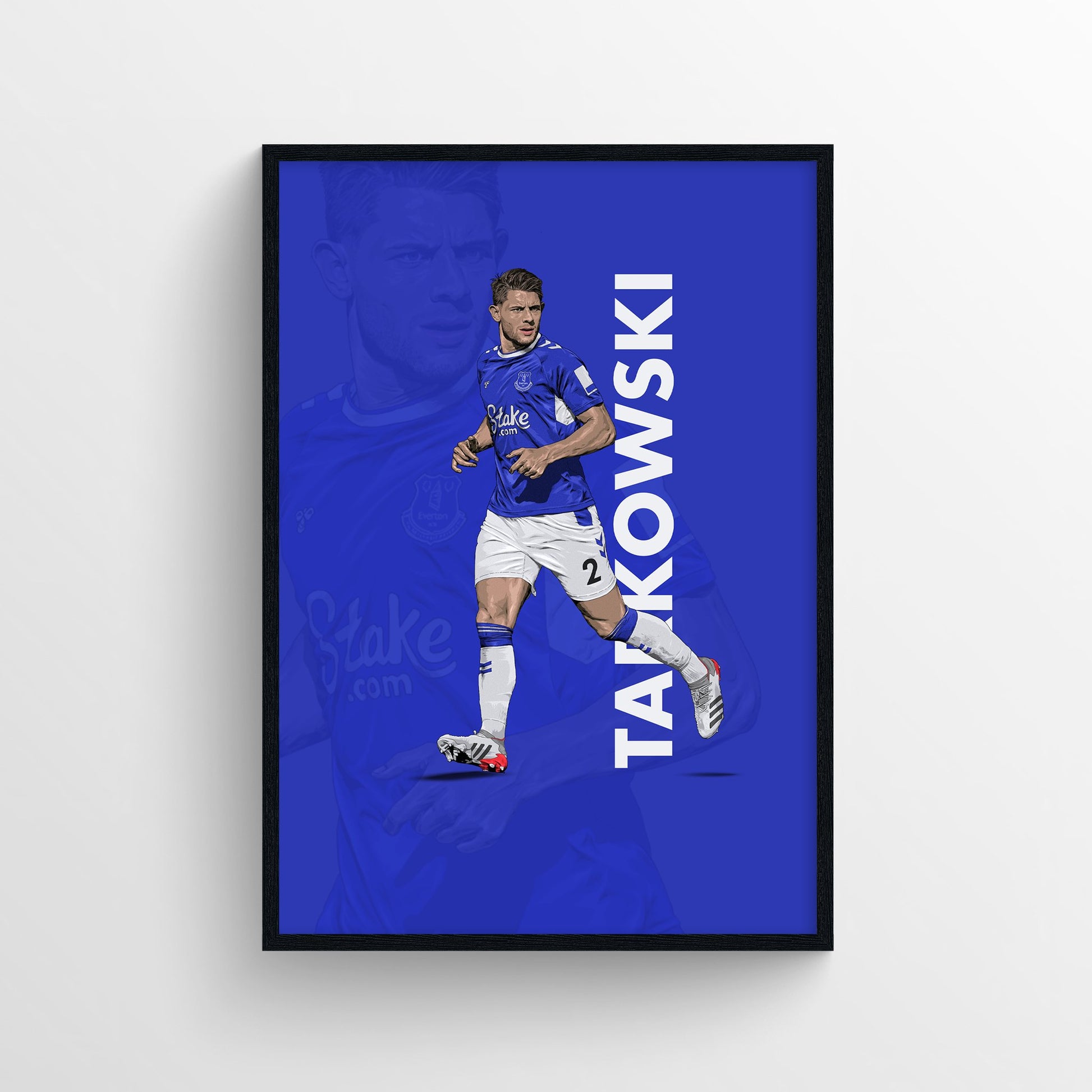 James Tarkowski Everton Print - 22/23 Season First XI - Forever Everton