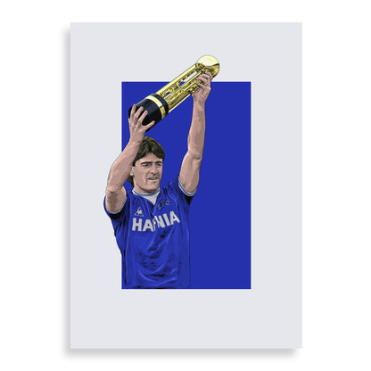 Kevin Ratcliffe Everton Print - 85 First Team - Forever Everton