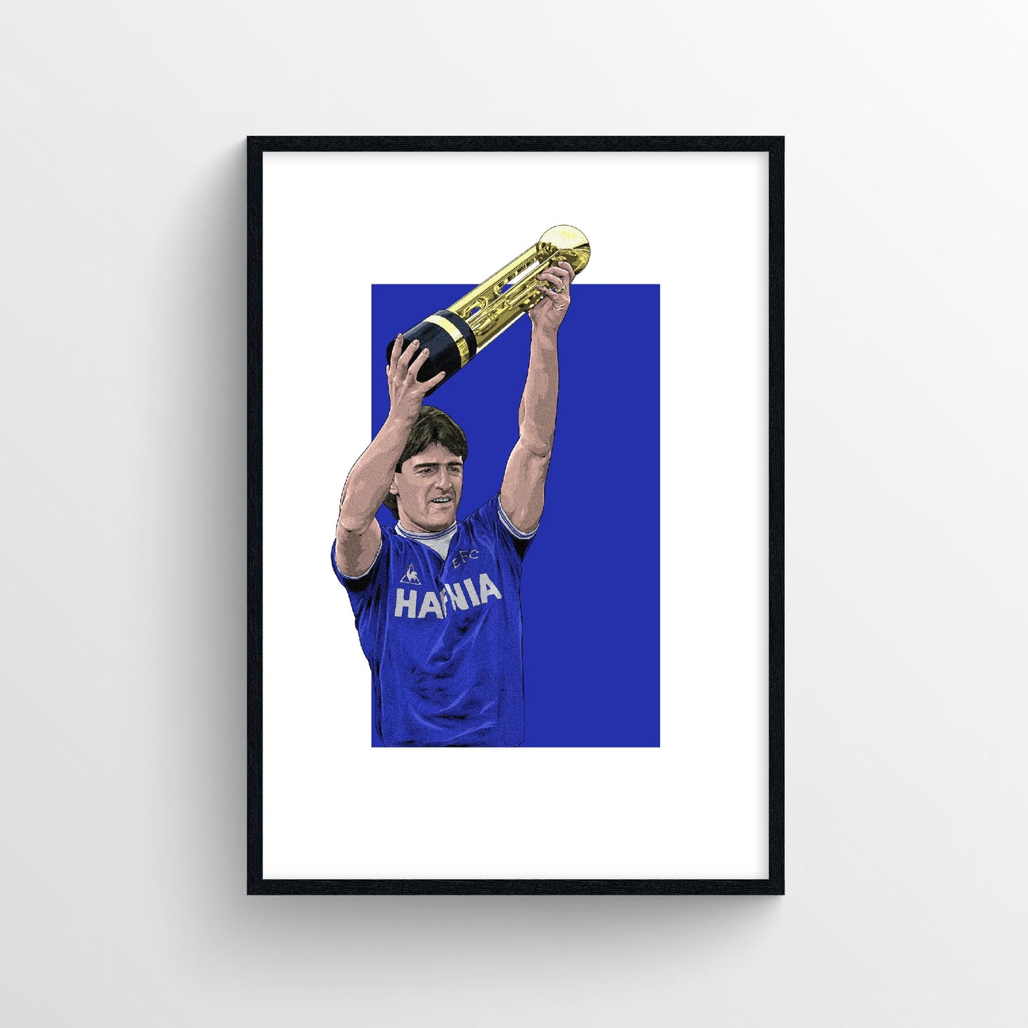 Kevin Ratcliffe Everton Print - 85 First Team - Forever Everton