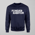 Kids Dark Forever Everton Large Logo White Design Jumper in Navy by Forever Everton