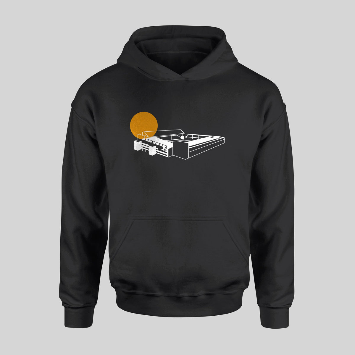 Everton Kids Goodison Park Sunset Hoodie in Black by Forever Everton