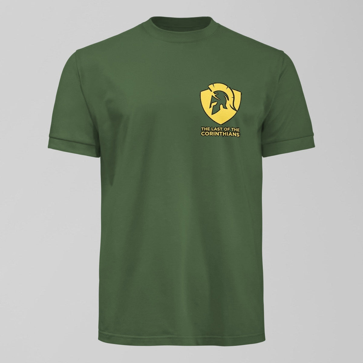 Last of the Corinthians Small Graphic T-Shirt in Green by Forever Everton