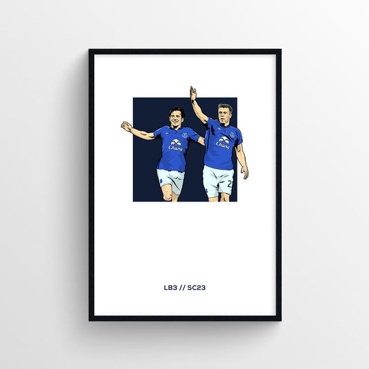 LB3 & SC23 - Everton v Wolfsburg Print - Forever Everton