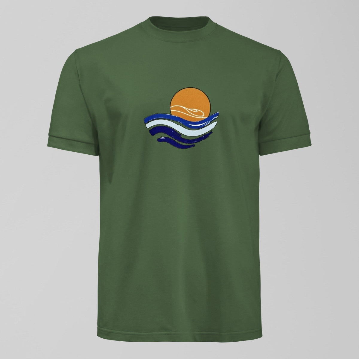 Mersey Waves T-Shirt in Green by Forever Everton