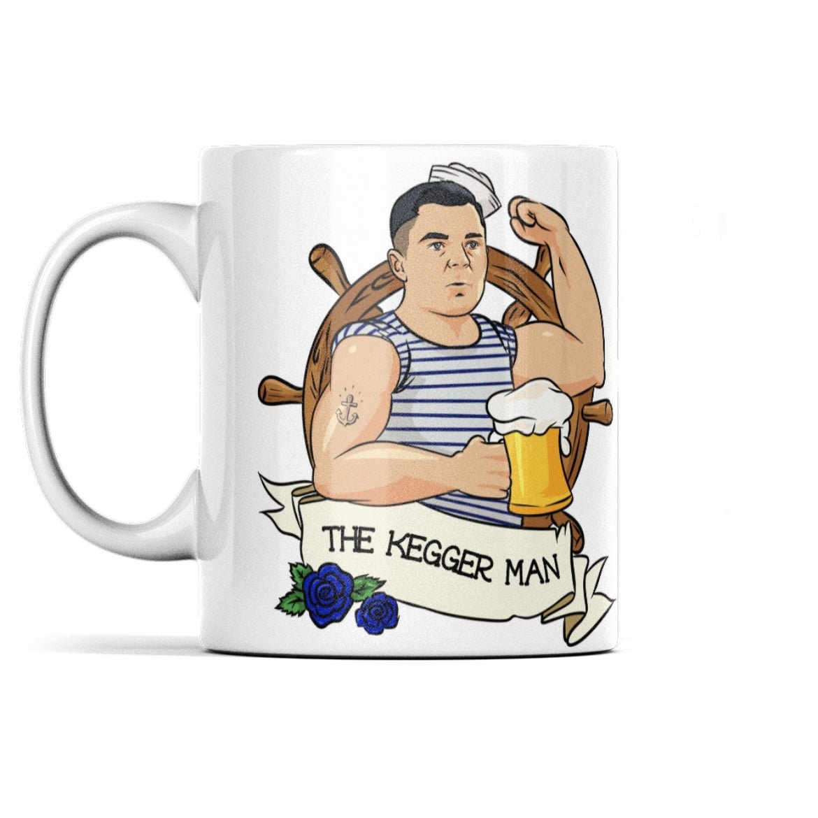 Michael Keane - Kegger Man Mug - Forever Everton