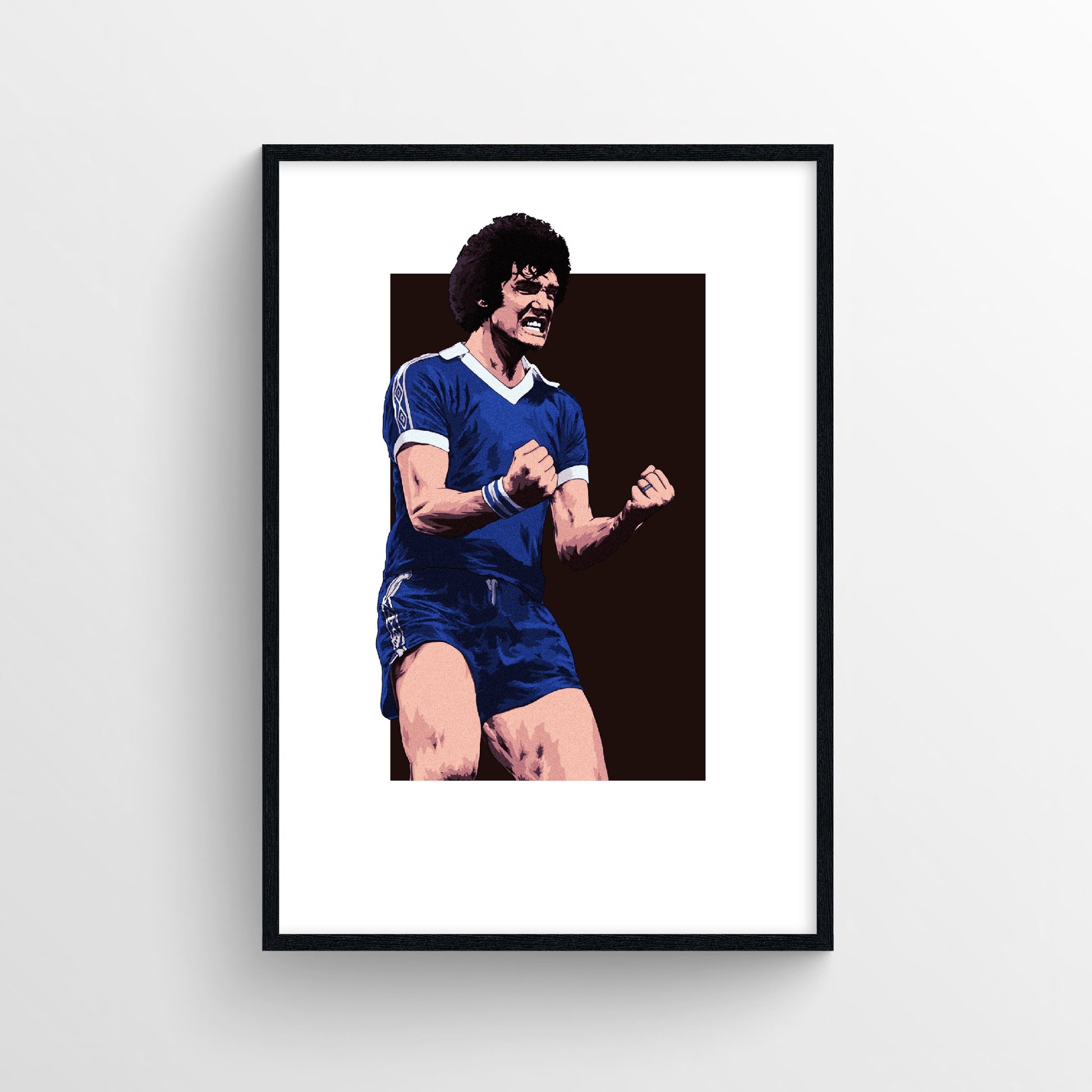 Mick Lyons Everton Print - Determined Leader - Forever Everton