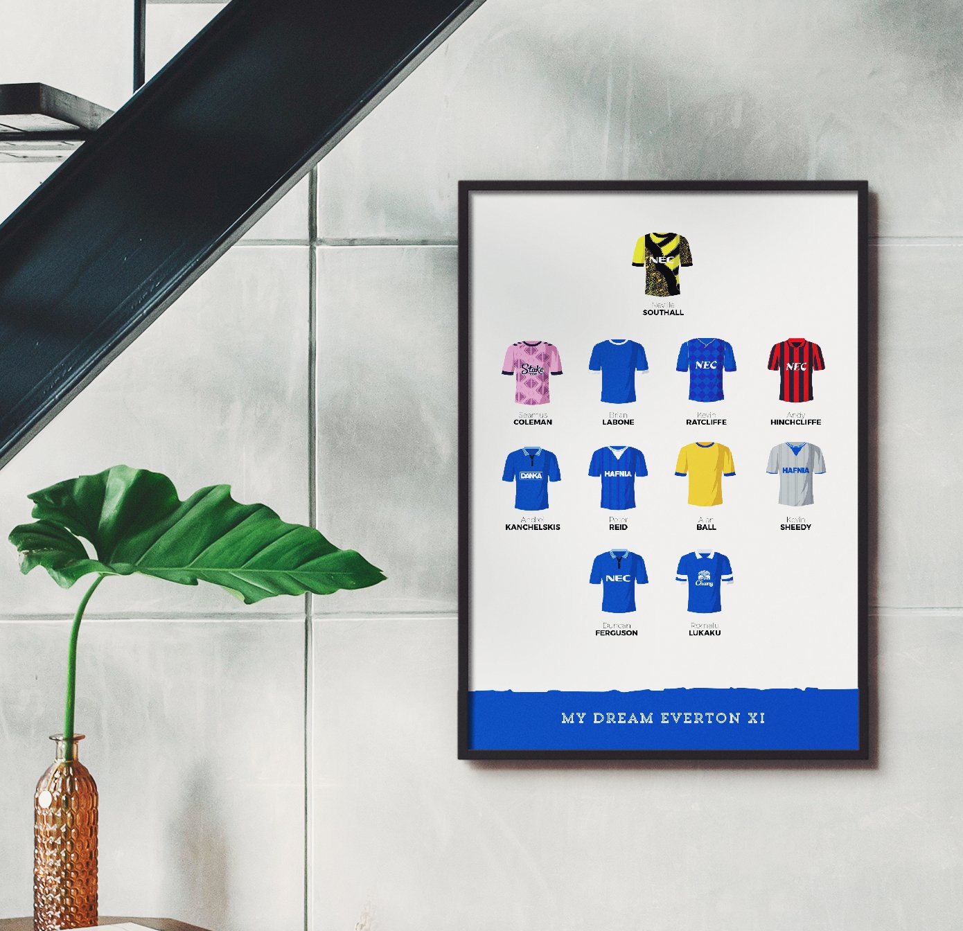 My Everton Dream First Team XI Print - Forever Everton