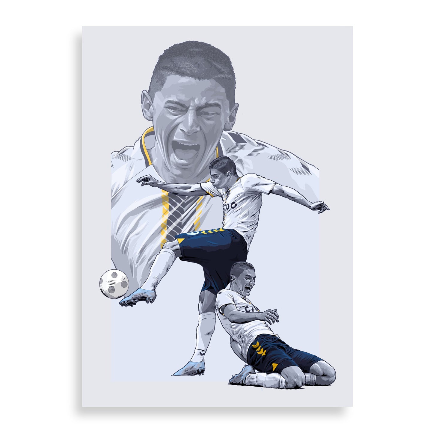 Mykolenko Everton Print - 21/22 Goal of the Season - Forever Everton