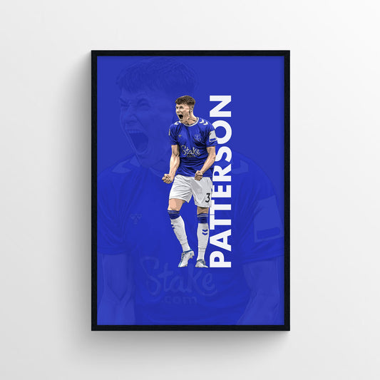 Nathan Patterson Everton Print - 22/23 Season First XI - Forever Everton