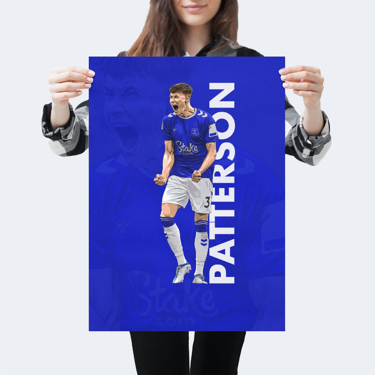 Nathan Patterson Everton Print - 22/23 Season First XI - Forever Everton