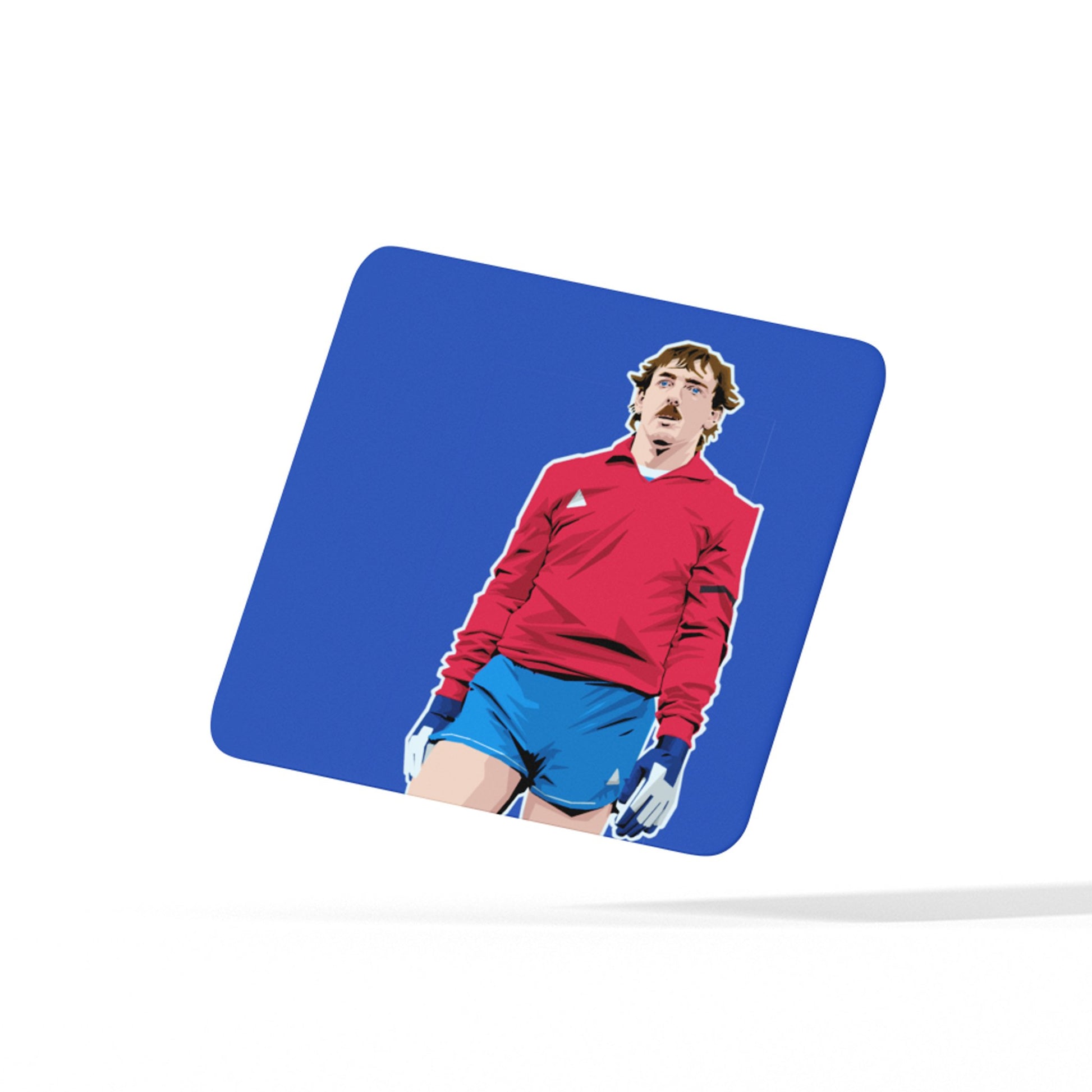 Neville Southall - ECWC Final Minimalist - Coaster - Forever Everton