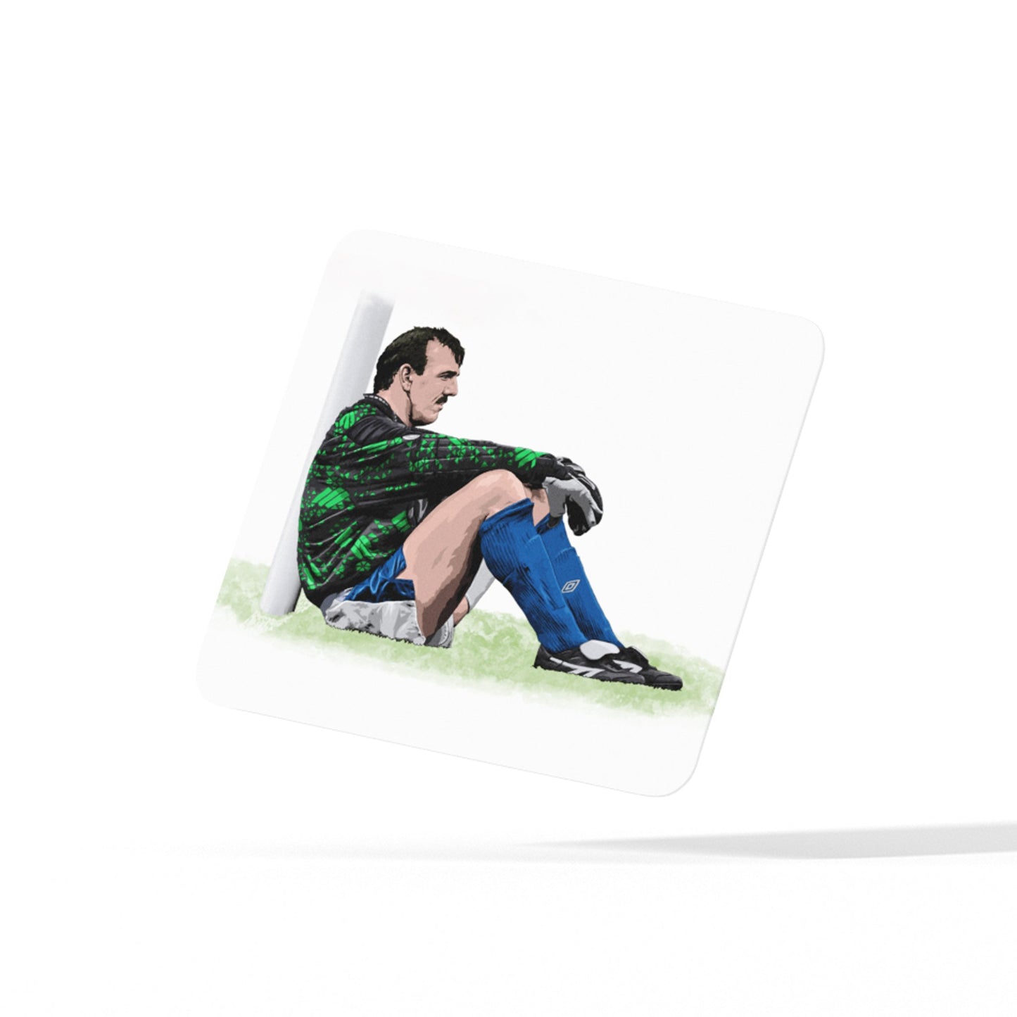 Neville Southall - The Sit In - Coaster - Forever Everton