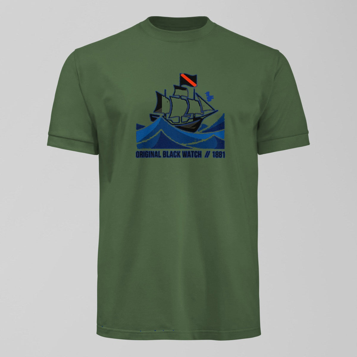 Original Black Watch T-Shirt in Green by Forever Everton