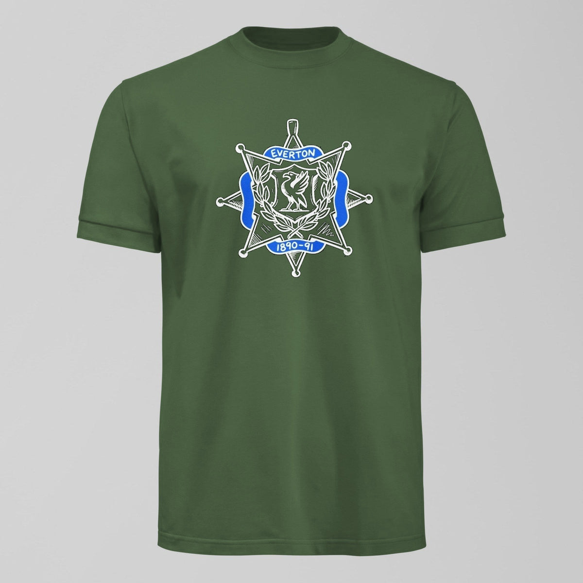 Original League Winners Medal T-Shirt in Green by Forever Everton