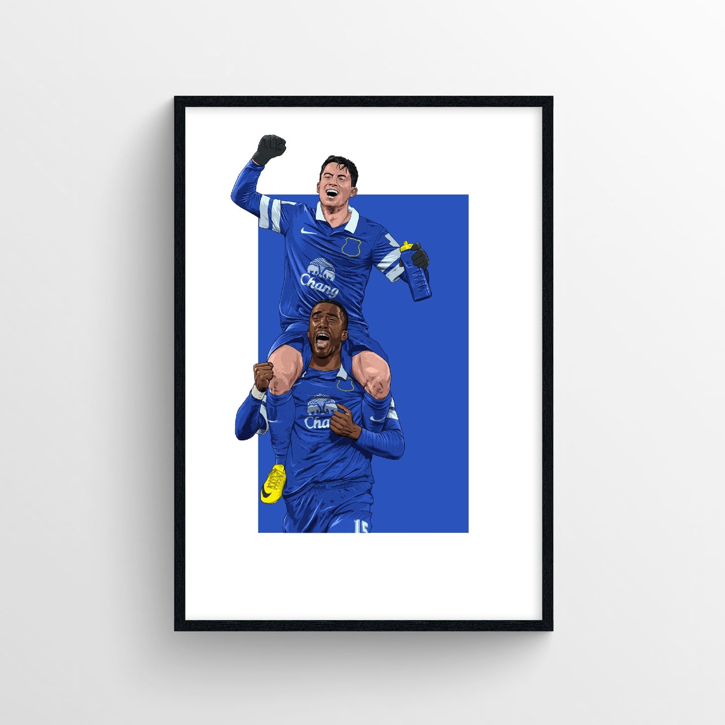 Oviedo & Distin Everton Print - Oviedo Baby - Forever Everton