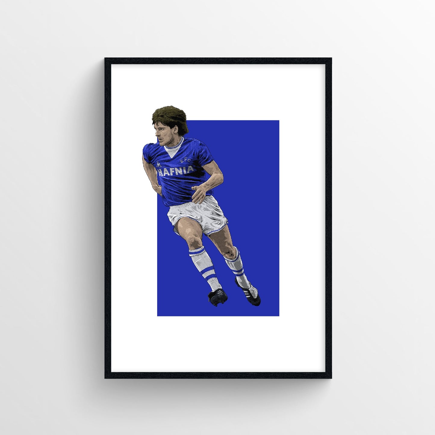 Paul Bracewell Everton Print - 85 First Team - Forever Everton