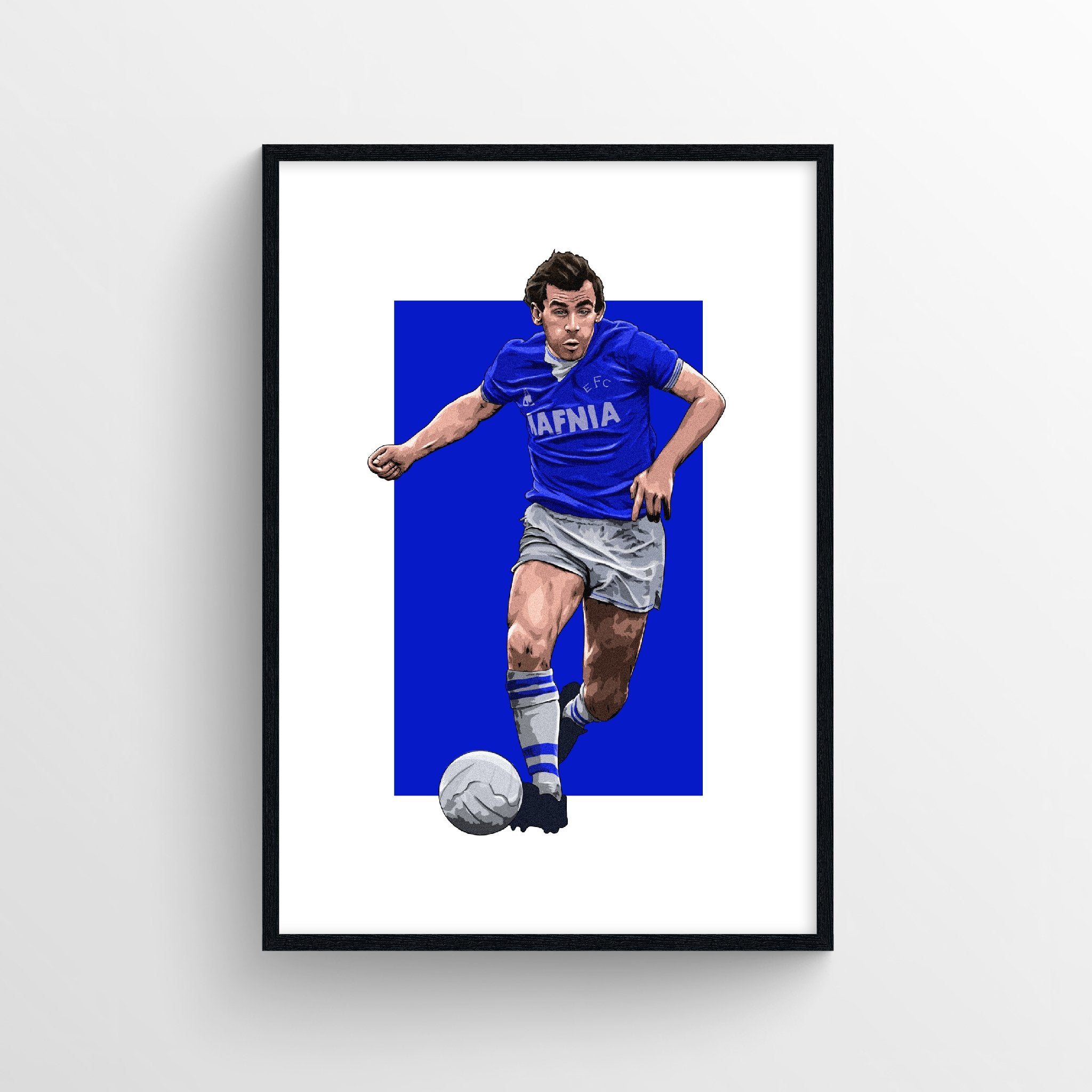 Peter Reid Everton Print - 85 First Team - Forever Everton