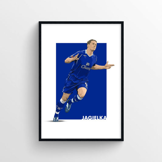 Phil Jagielka - Everton Print - Forever Everton