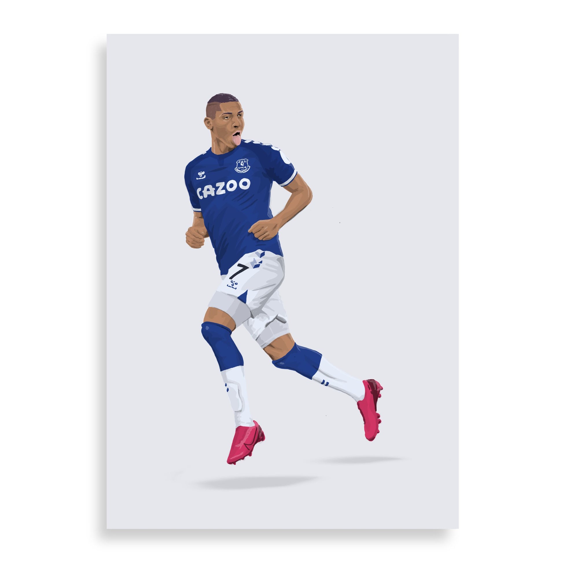 Richarlison - Anfield Dance Print - Forever Everton