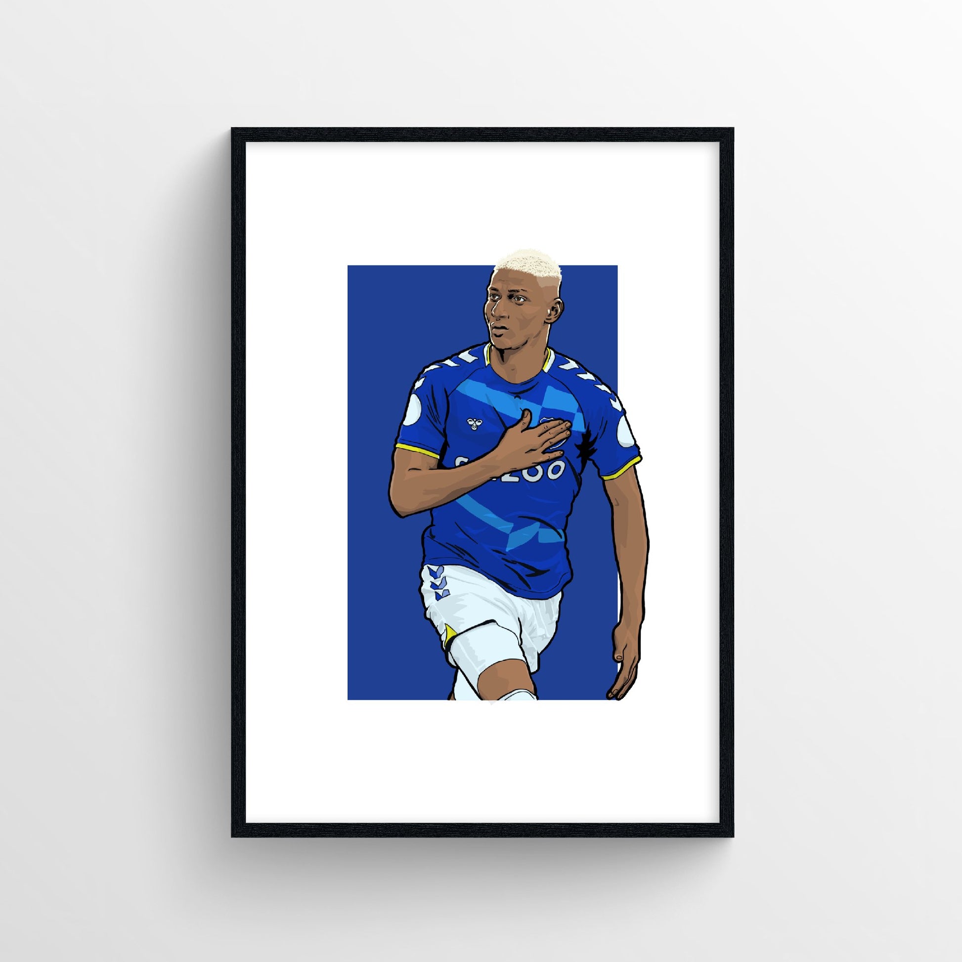 Richarlison - Everton 21/22 Print - Forever Everton