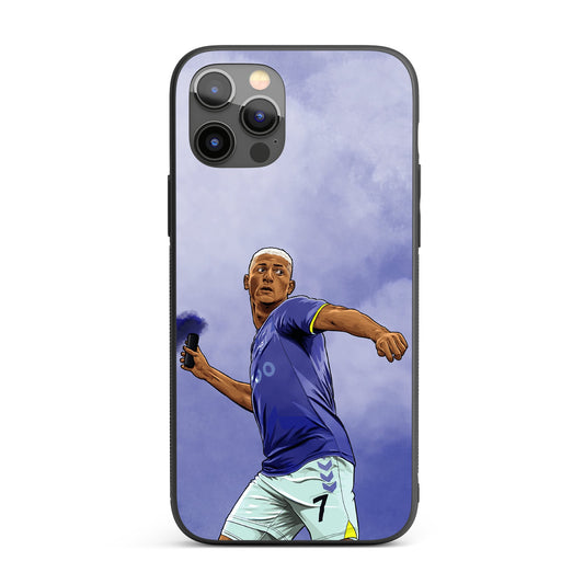 Richarlison - Flare Throwing - Phone Case - Forever Everton