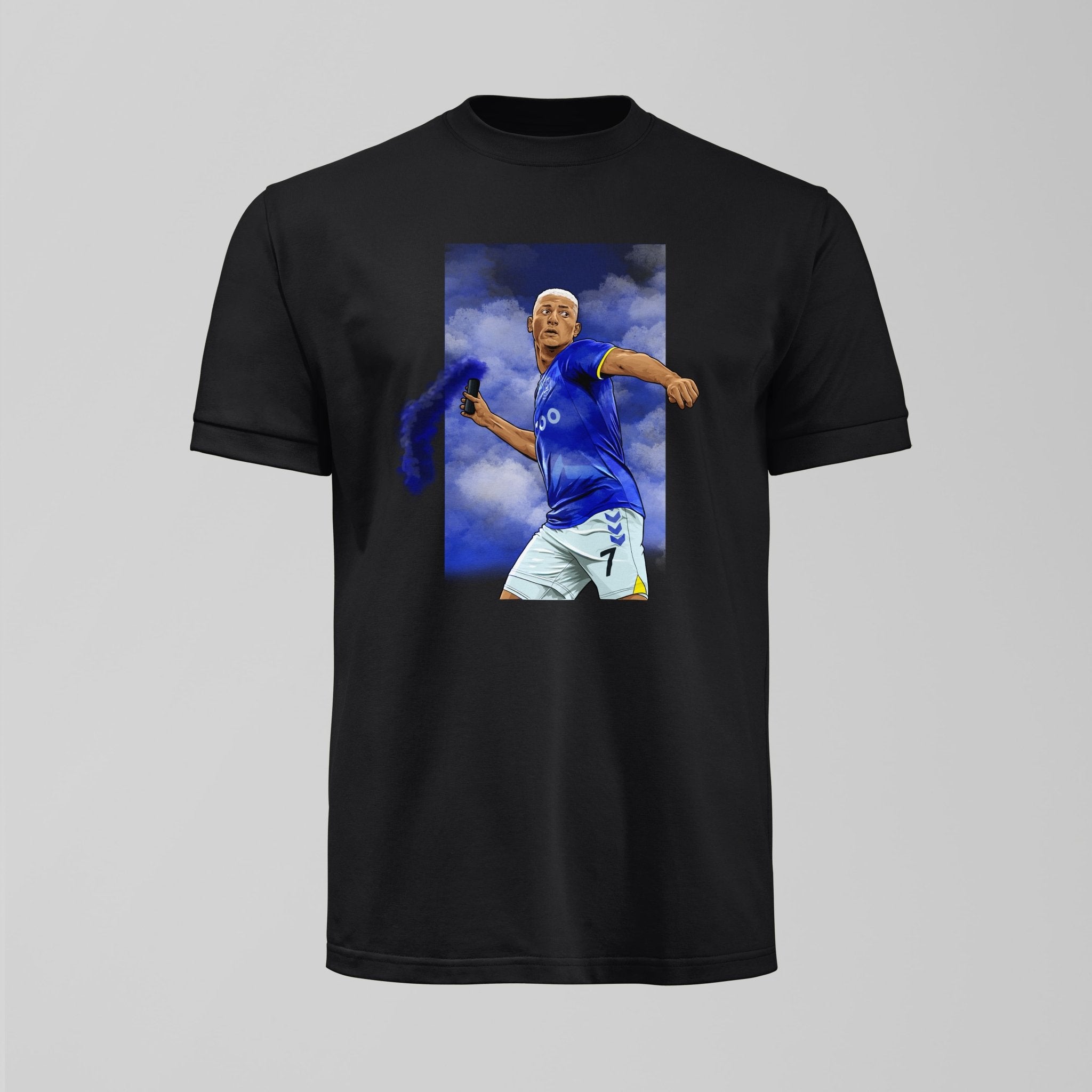 Richarlison Flare Throwing T-Shirt - Forever Everton
