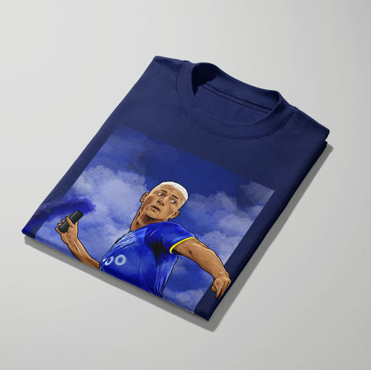 Richarlison Kids Tshirt - Flare Throwing - Forever Everton