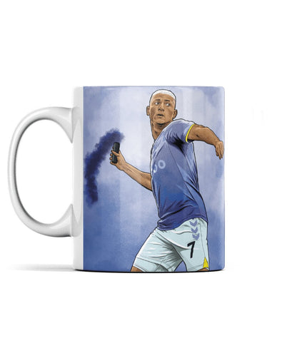 Richarlison Mug - Flare Throwing - Forever Everton