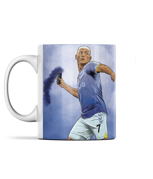 Richarlison Mug - Flare Throwing - Forever Everton