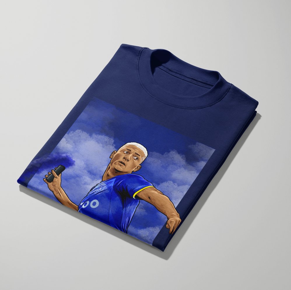 Richarlison Tshirt - Flare Throwing - Forever Everton